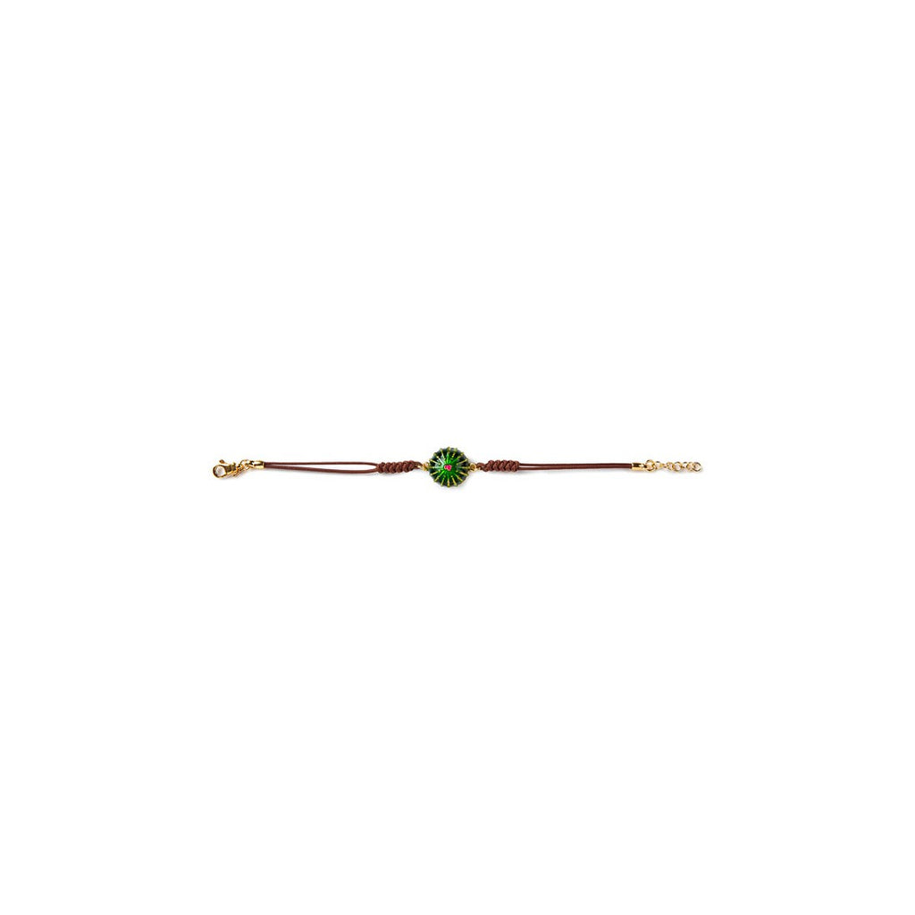Bracciale donna Isola Bella Cactus in argento e cordino 20000566