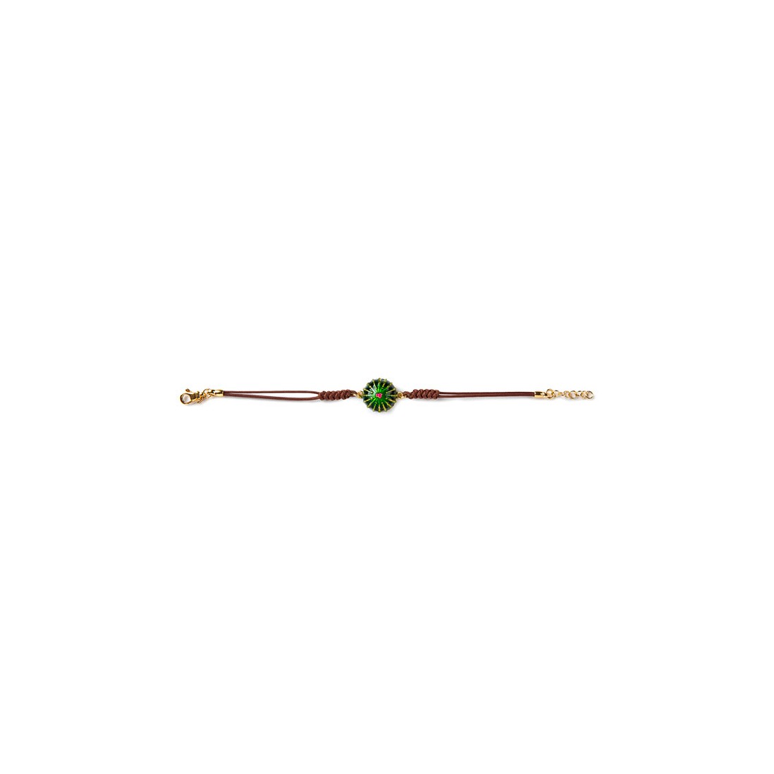 Bracciale donna Isola Bella Cactus in argento e cordino 20000566