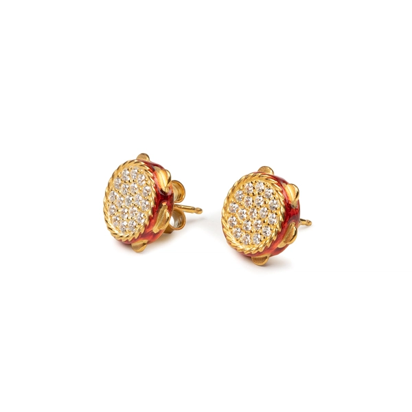 Orecchini donna Isola Bella Tamburello in argento e zirconi 20000576