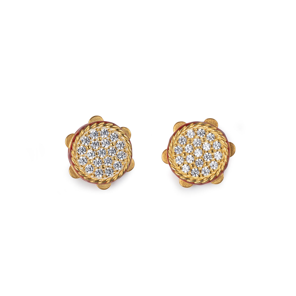 Orecchini donna Isola Bella Tamburello in argento e zirconi 20000576