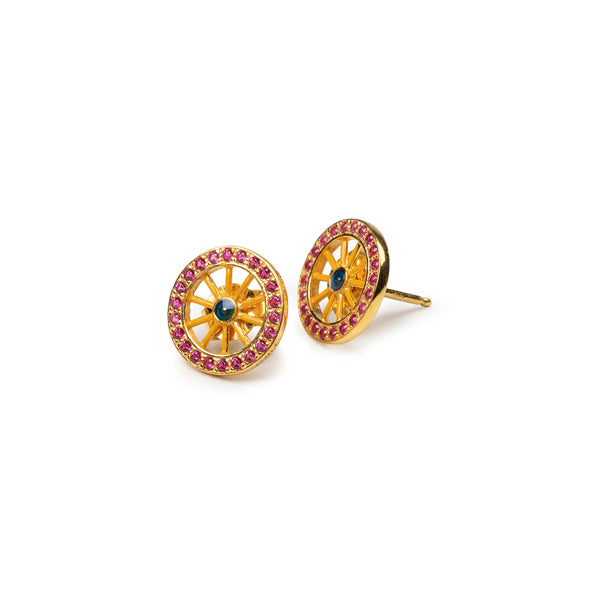 Orecchini donna Isola Bella Ruota in argento e zirconi 20000577