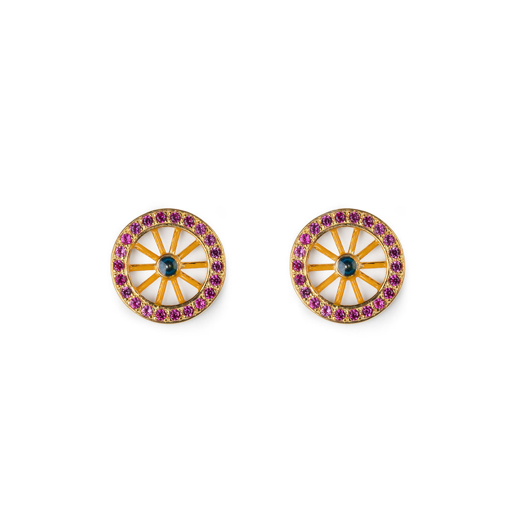 Orecchini donna Isola Bella Ruota in argento e zirconi 20000577
