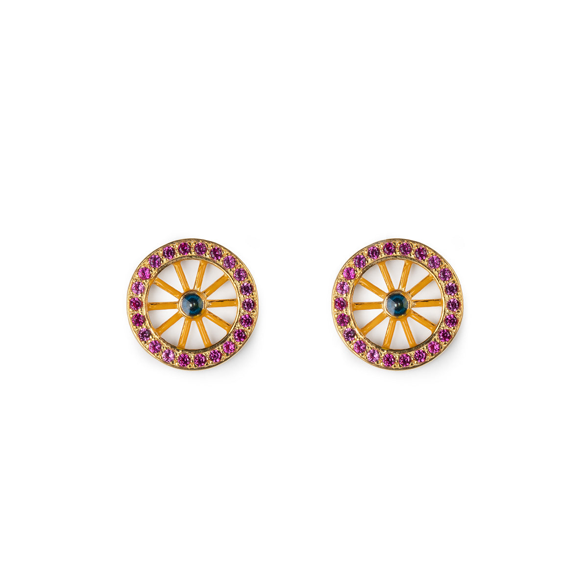 Orecchini donna Isola Bella Ruota in argento e zirconi 20000577