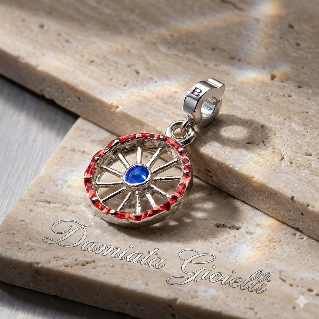 Charm donna Isola Bella Ruota in argento 20000629A