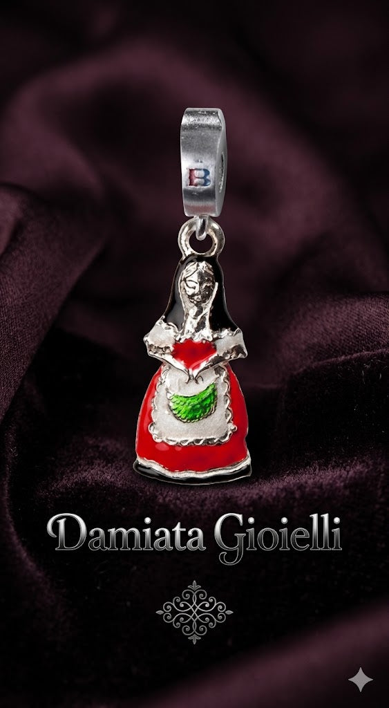 Charm donna Isola Bella Ballerina in argento multicolore 20000631A