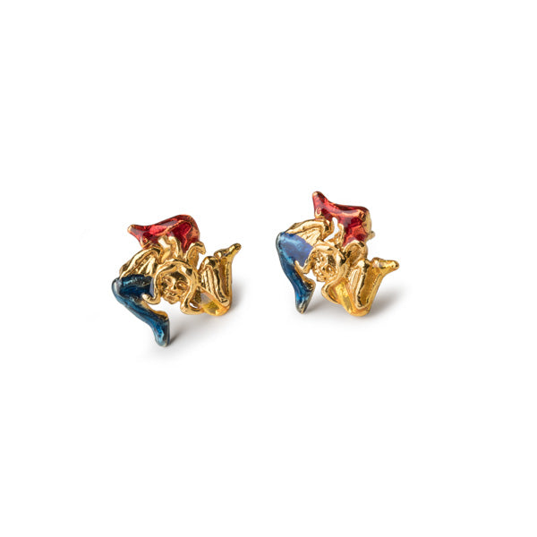 Orecchini donna Isola Bella Trinacria in argento 20000659