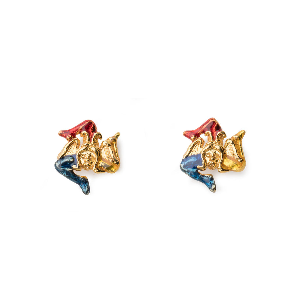 Orecchini donna Isola Bella Trinacria in argento 20000659