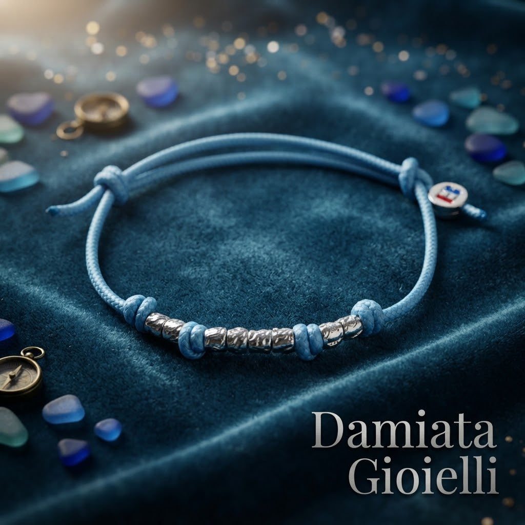 Bracciale donna Isola Bella in argento e cordino ref. 20000681