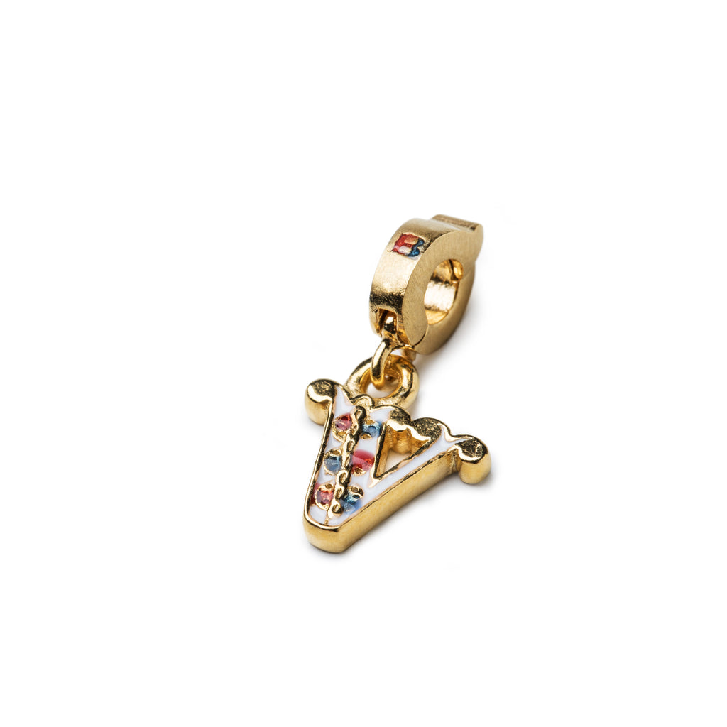 Charm donna Isola Bella Lettera V in argento 20000733