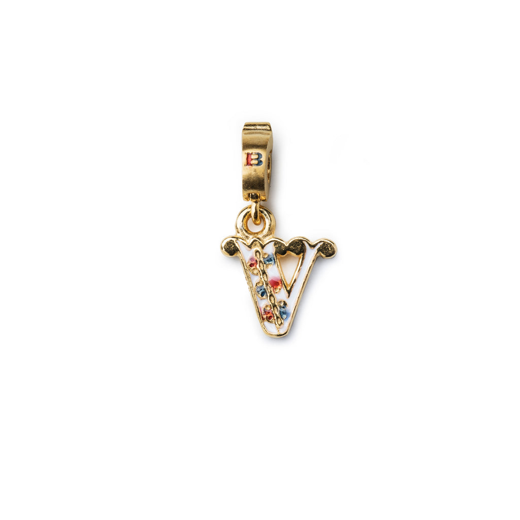 Charm donna Isola Bella Lettera V in argento 20000733