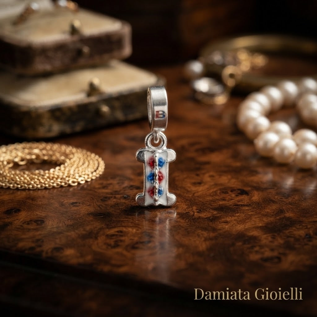 Charm donna Isola Bella Lettera I in argento ref. 20000744