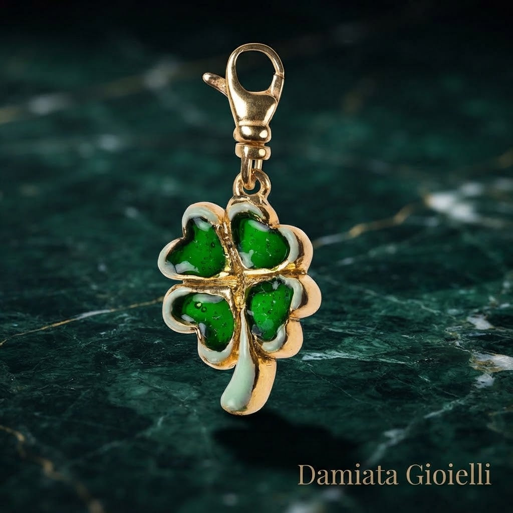 Charm donna Isola Bella Quadrifoglio in argento ref. 20000798