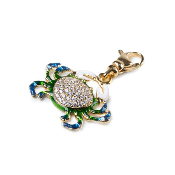 Charm donna Isola Bella Granchio in argento e zirconi 20000822