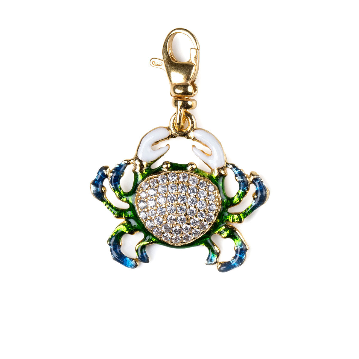 Charm donna Isola Bella Granchio in argento e zirconi 20000822