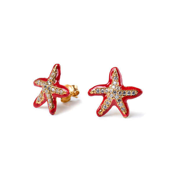 Orecchini donna Isola Bella Stella Marina in argento e zirconi 20000832