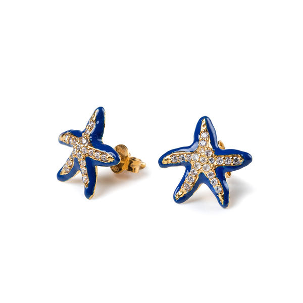 Orecchini donna Isola Bella Stella Marina in argento e zirconi 20000833