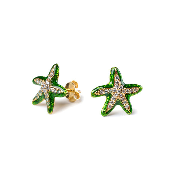 Orecchini donna Isola Bella Stella Marina in argento e zirconi 20000834