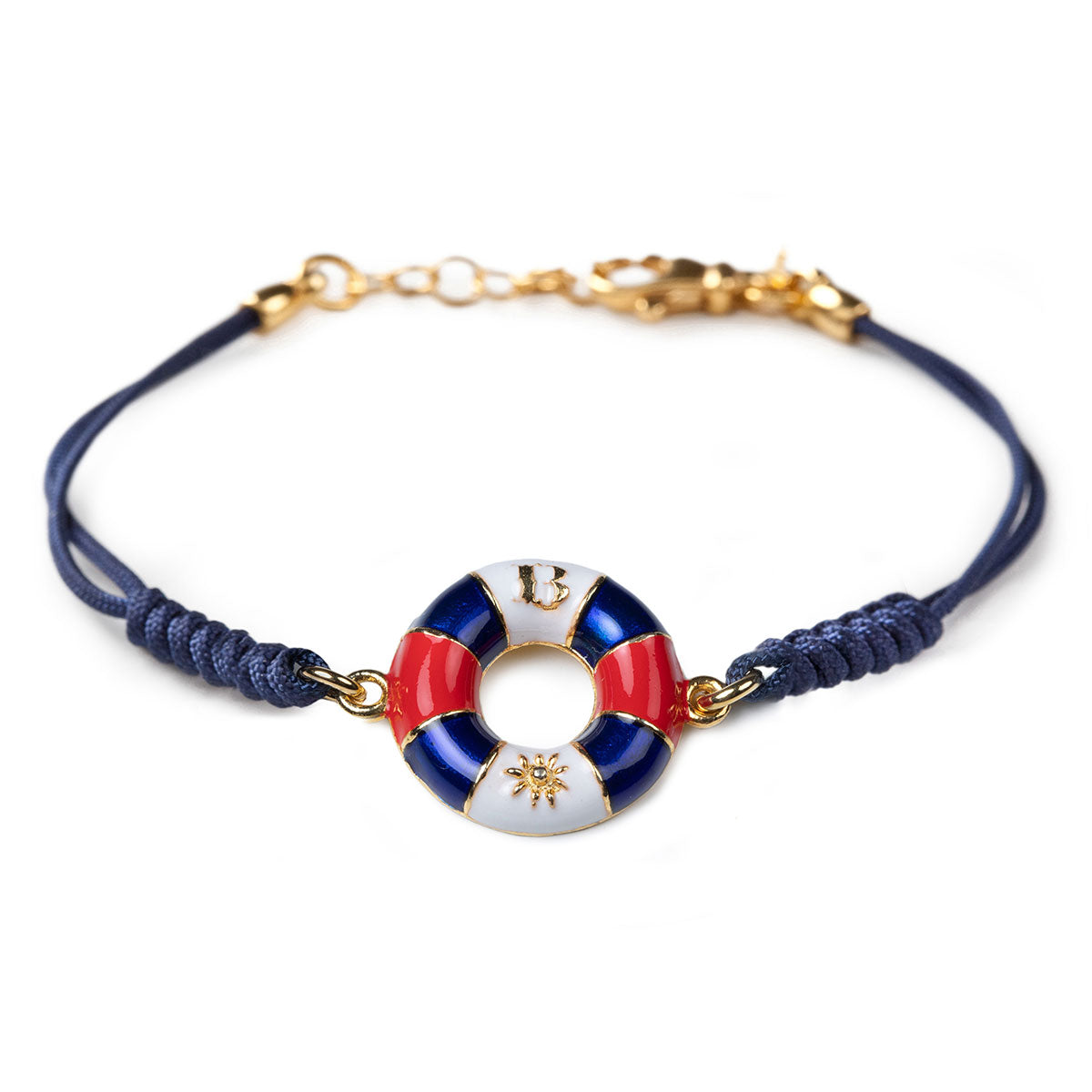 Bracciale uomo Isola Bella Salvagente in argento e cordino 20000893