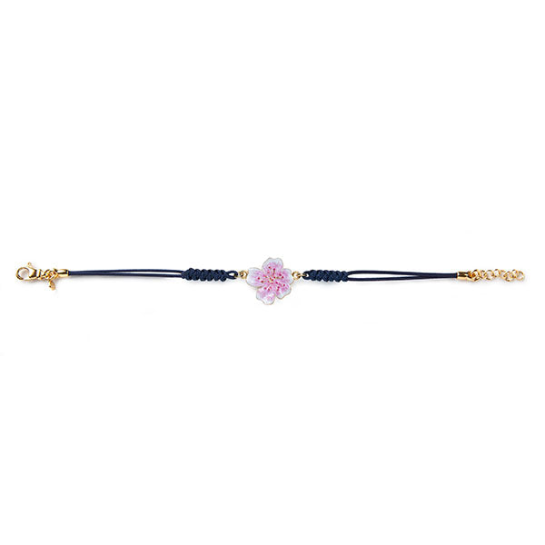 Bracciale donna Isola Bella Fiore di Pesco in argento cordoncino 20000898