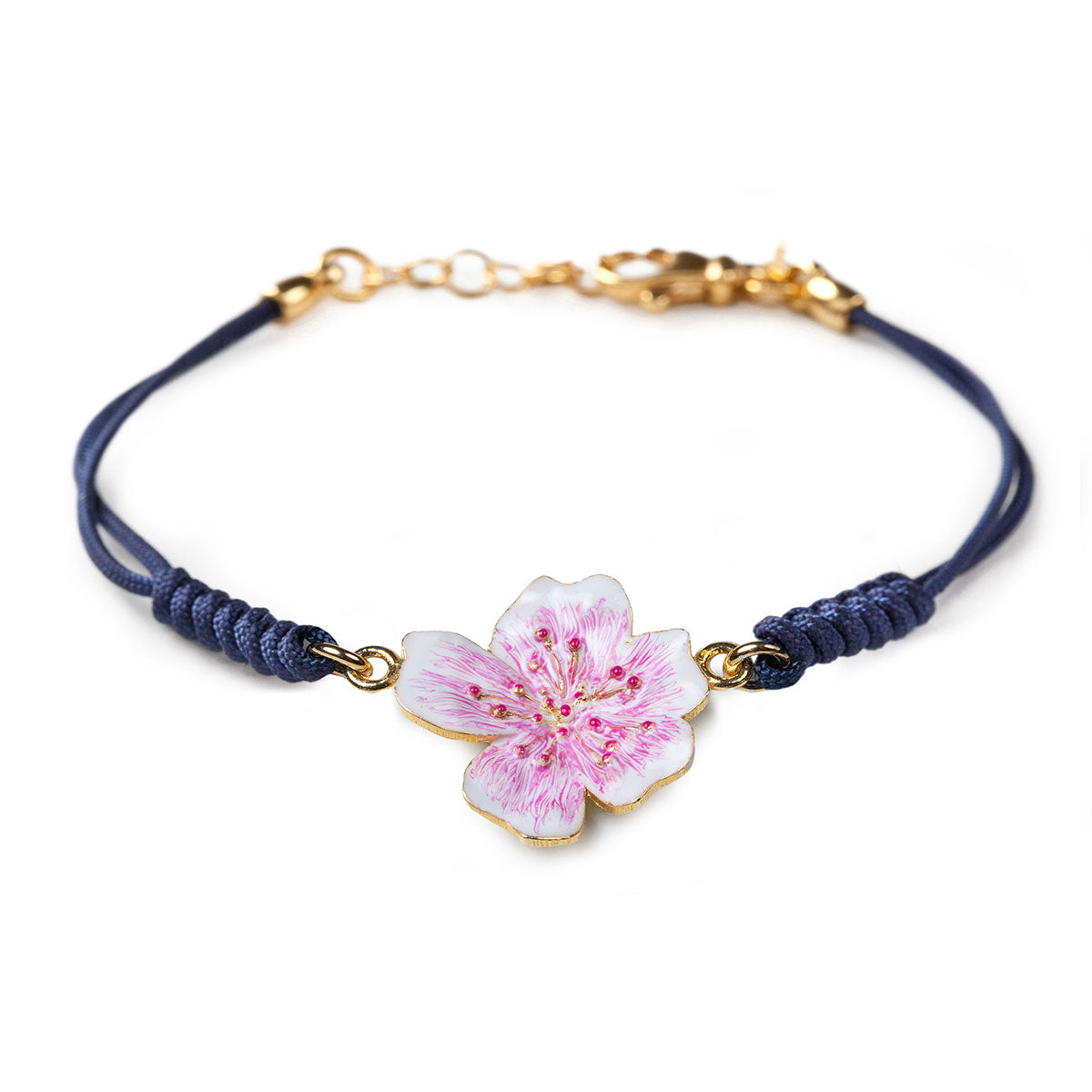 Bracciale donna Isola Bella Fiore di Pesco in argento cordoncino 20000898