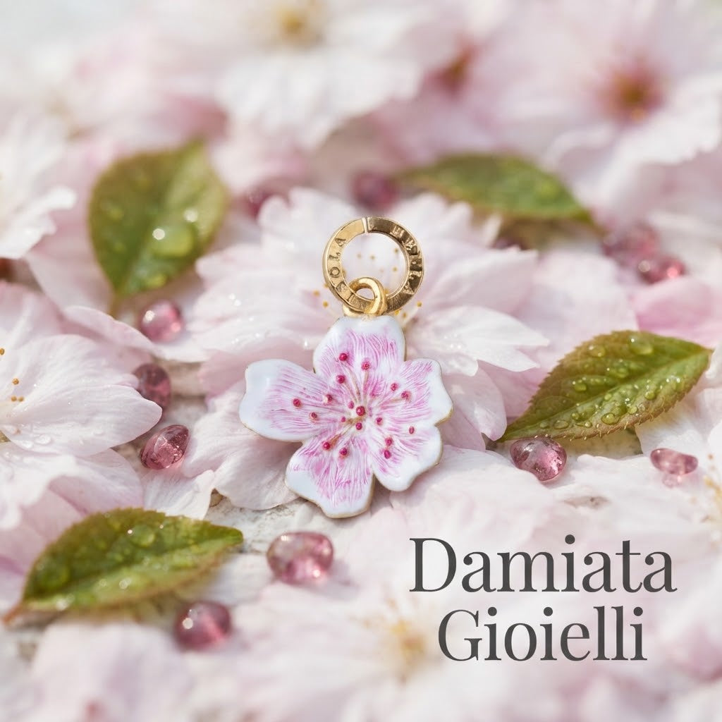 Charm donna Isola Bella Fiore di Pesco in argento ref. 20000899
