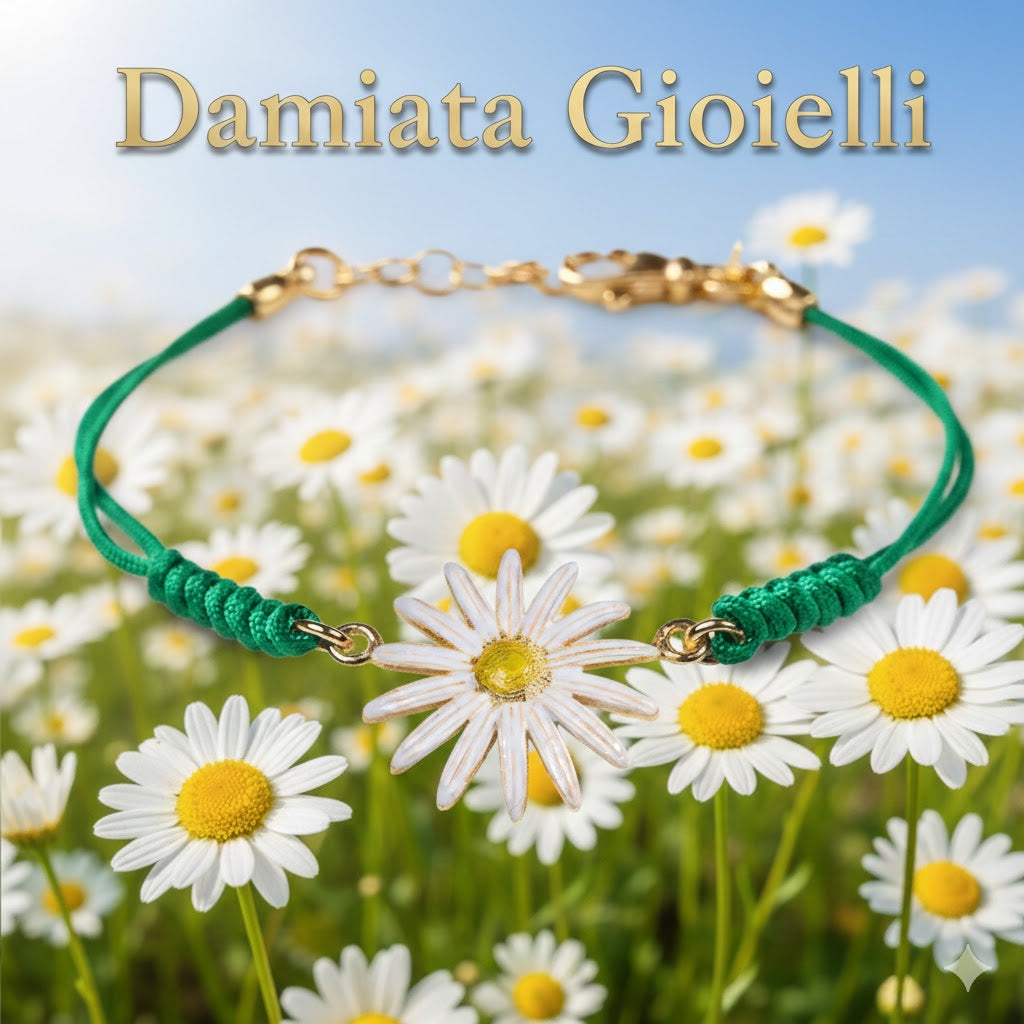 Bracciale donna Isola Bella in argento e cordino 20000911