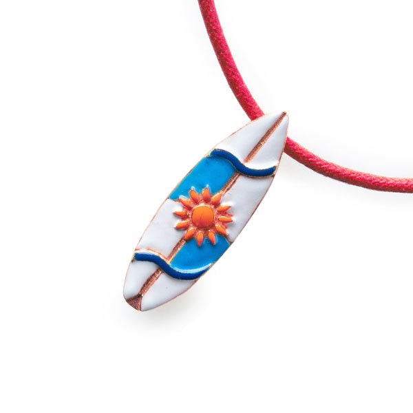 Collana uomo Isola Bella Windsurf in argento e cordino 20000933