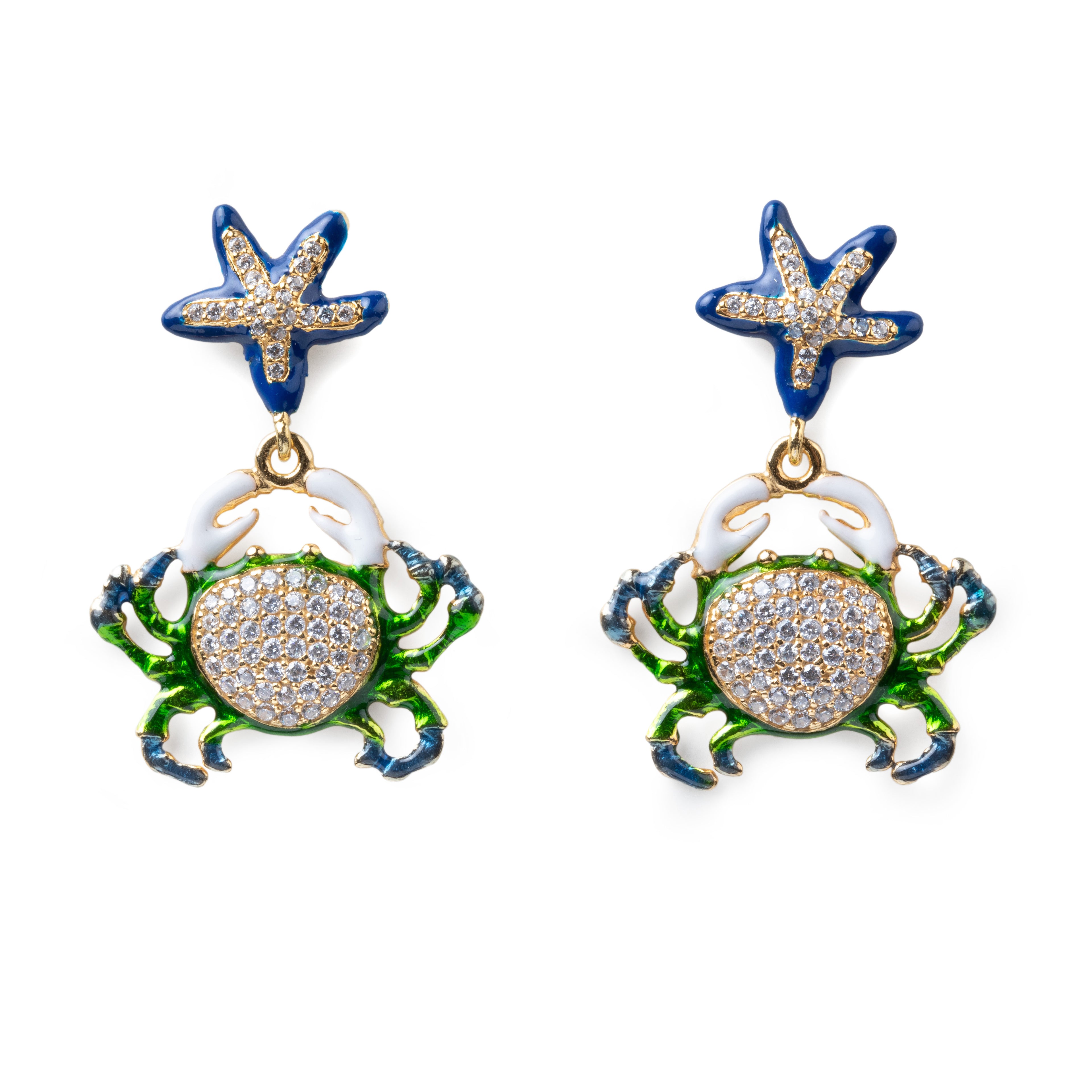 Orecchini donna Isola Bella Granchio in argento e zirconi 20000935