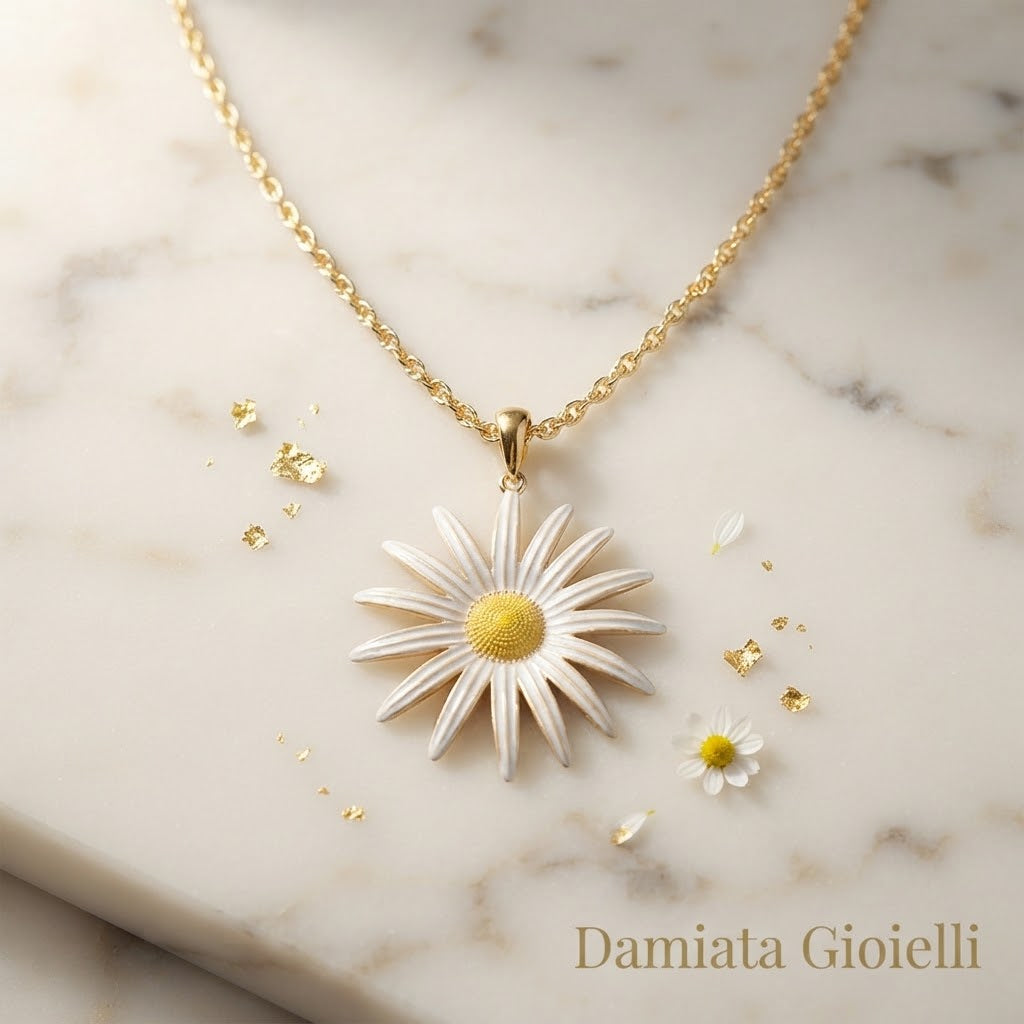 Collana donna Isola Bella Margherita in argento ref. 20000946