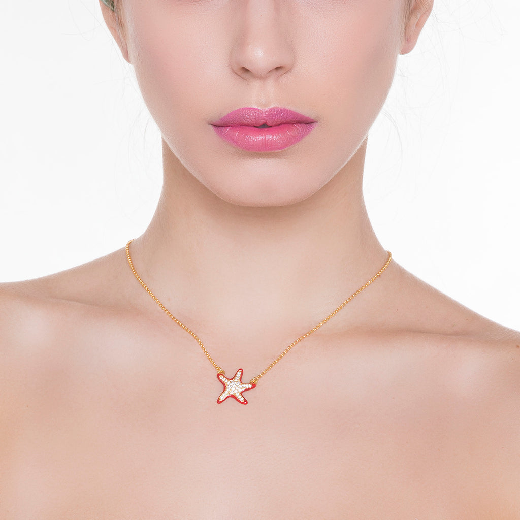Collana donna Isola Bella Stella Marina in argento e zirconi 20000951