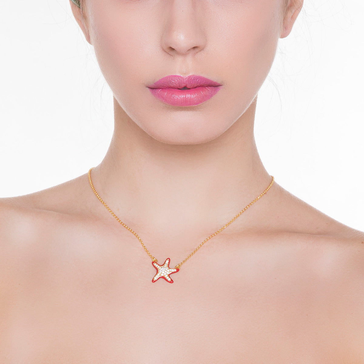 Collana donna Isola Bella Stella Marina in argento e zirconi 20000951