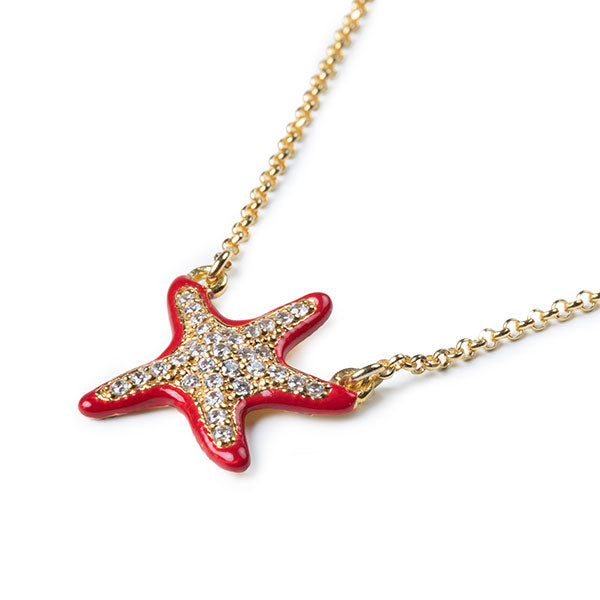 Collana donna Isola Bella Stella Marina in argento e zirconi 20000951