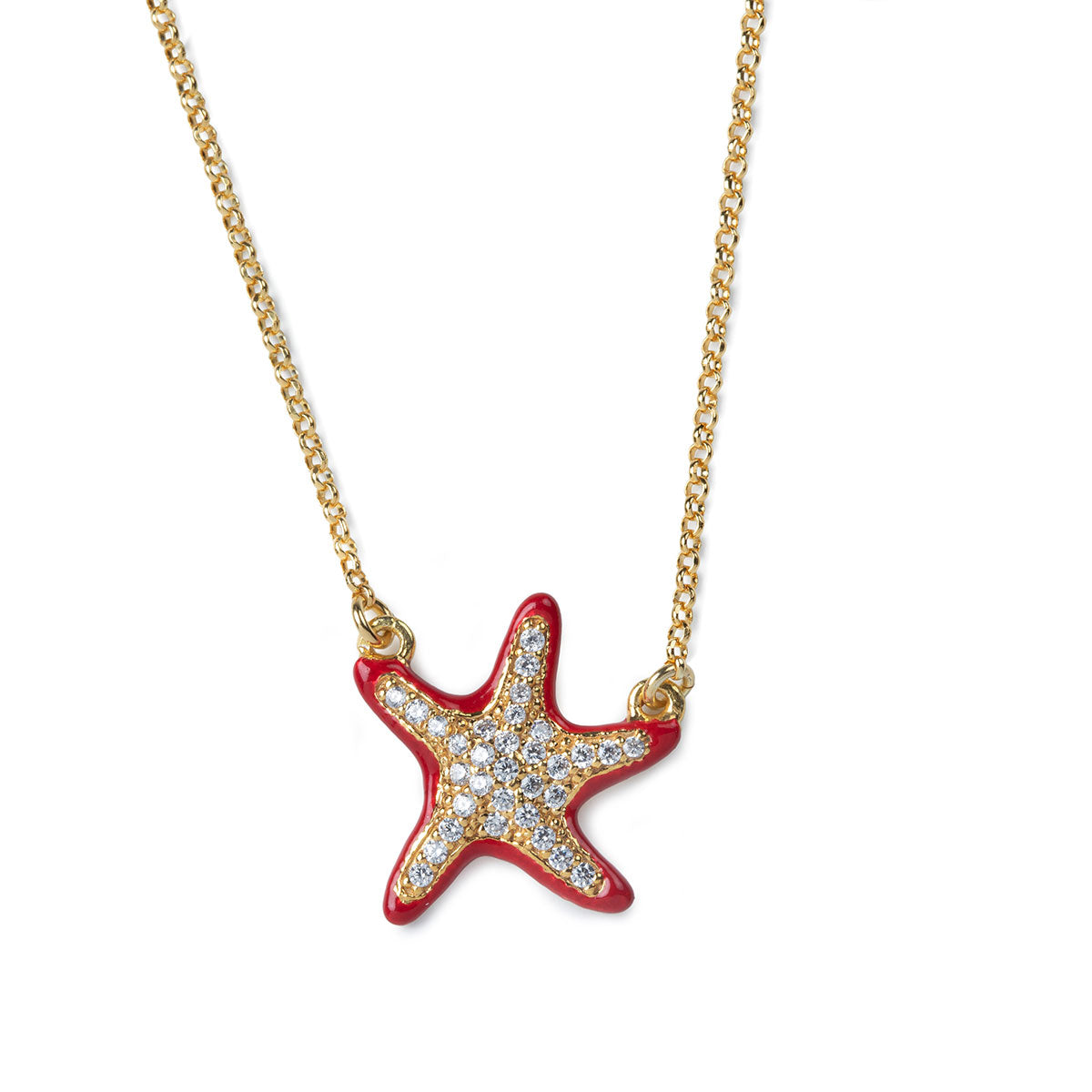 Collana donna Isola Bella Stella Marina in argento e zirconi 20000951