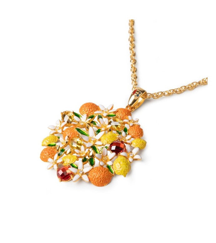 Collana donna Isola Bella Fiori di Zagara in argento e zirconi 20001006