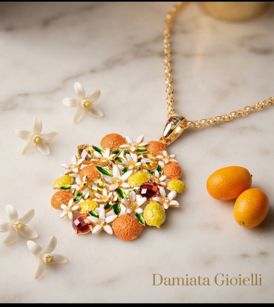 Collana donna Isola Bella Fiori di Zagara in argento e zirconi ref. 20001006