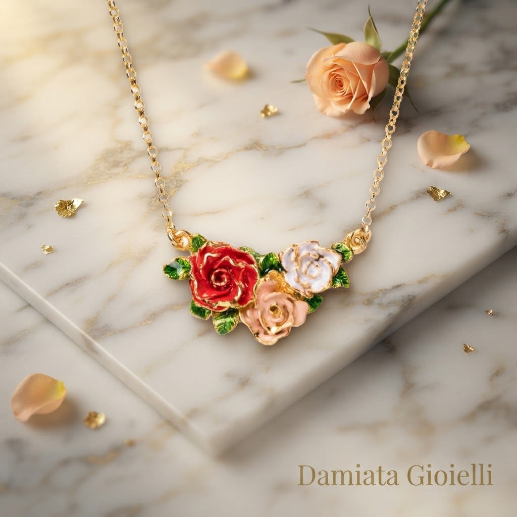 Collana donna Isola Bella Rosa in argento ref. 20001018