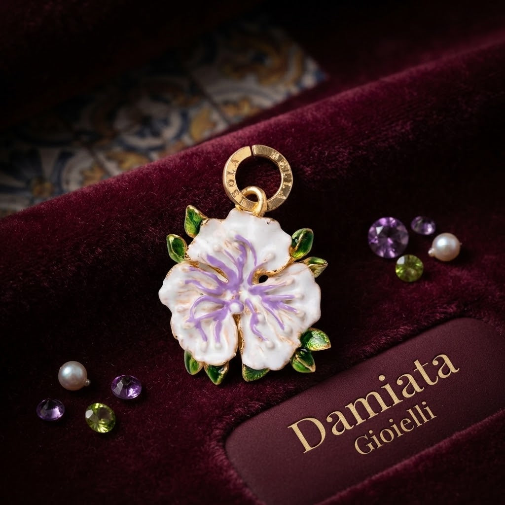 Charm donna Isola Bella Fiori di Cappero in argento ref. 20001024