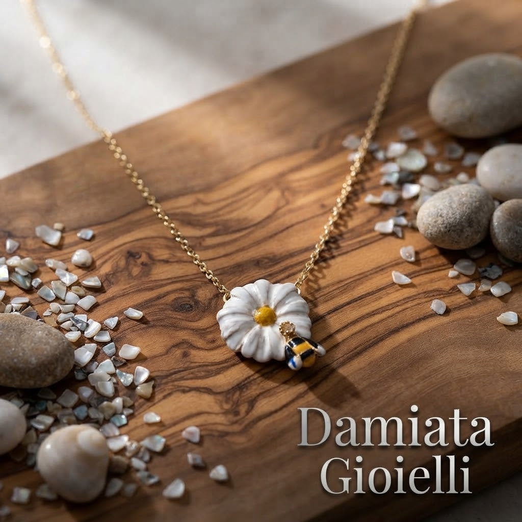 Collana donna Isola Bella Ape Margherita in argento ref. 20001164