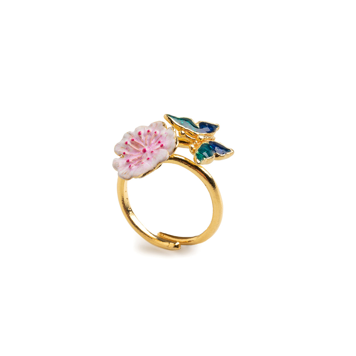 Anello donna Isola Bella Farfalla Fiore di Pesco in argento 20001165