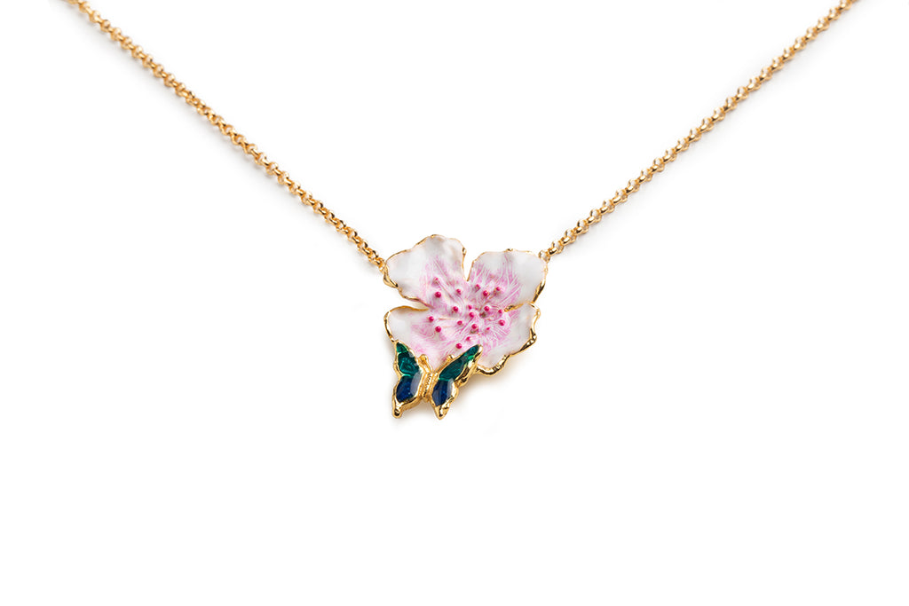 Collana donna Isola Bella Farfalla Fiore in argento 20001166