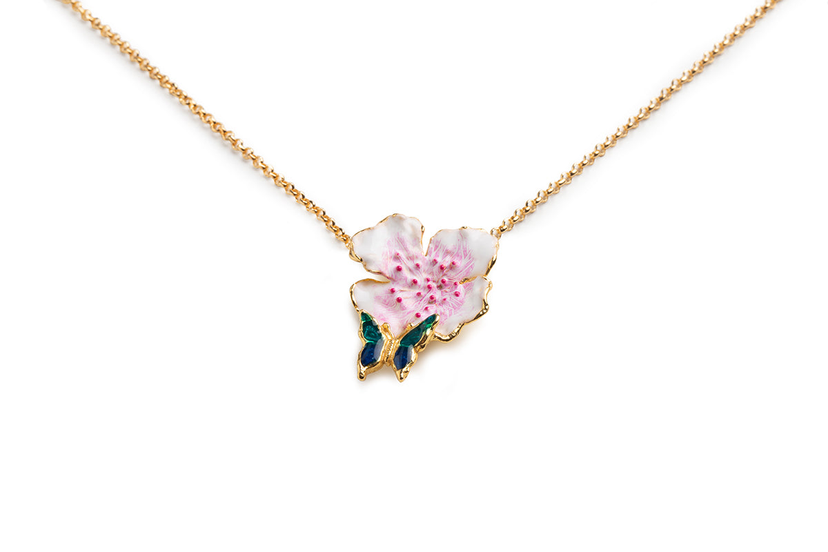 Collana donna Isola Bella Farfalla Fiore in argento 20001166