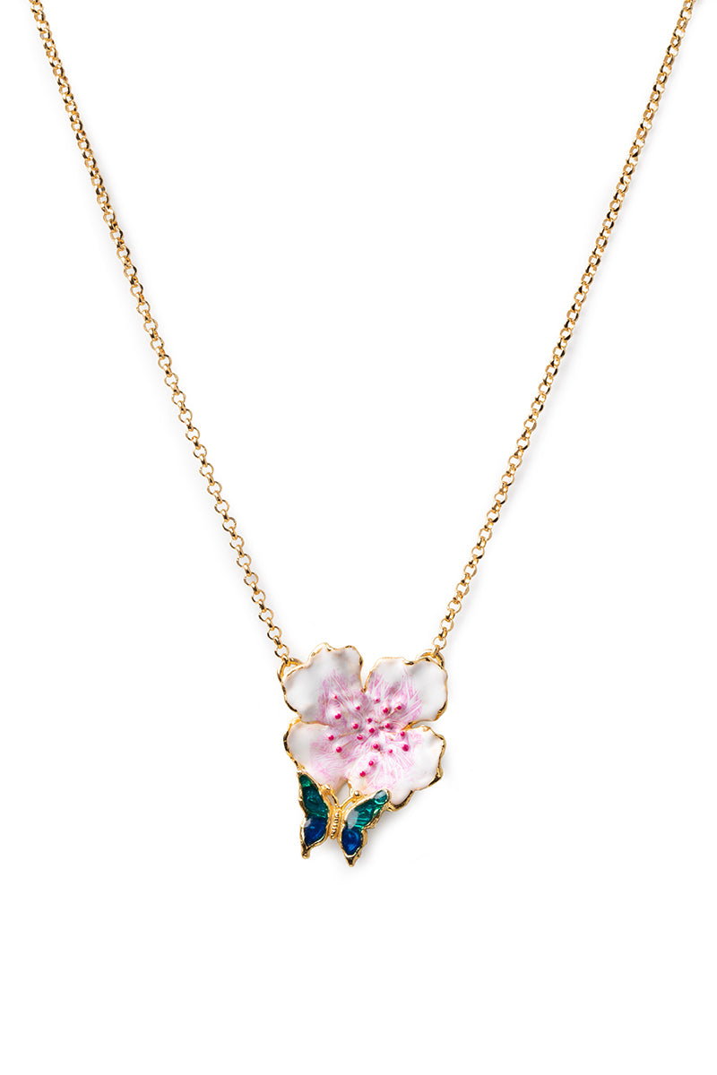 Collana donna Isola Bella Farfalla Fiore in argento 20001166