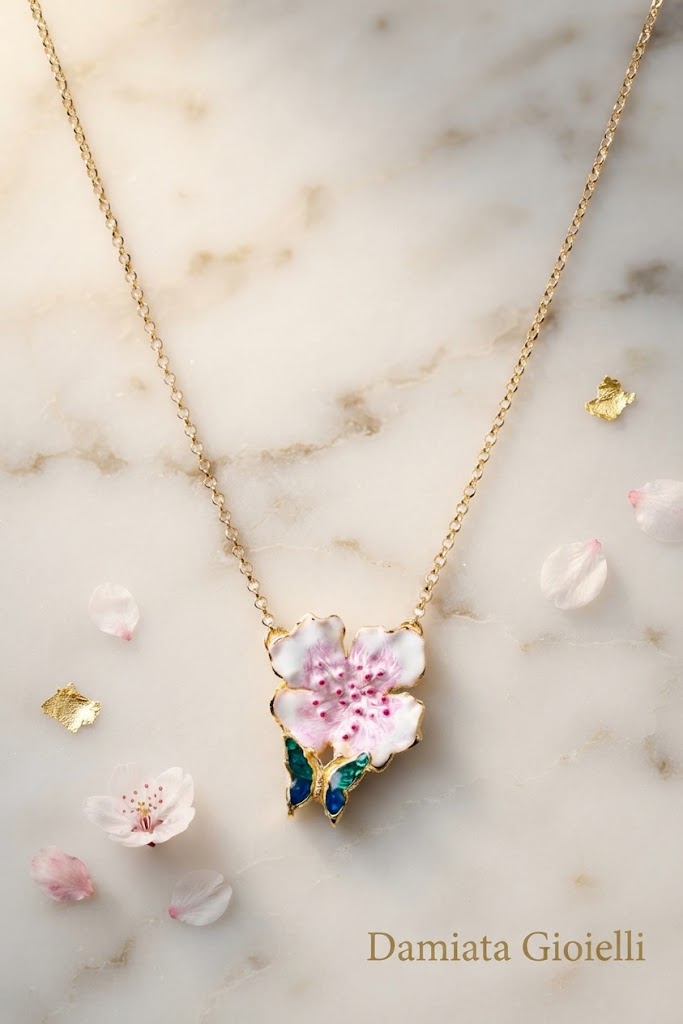 Collana donna Isola Bella Farfalla Fiore in argento ref. 20001166