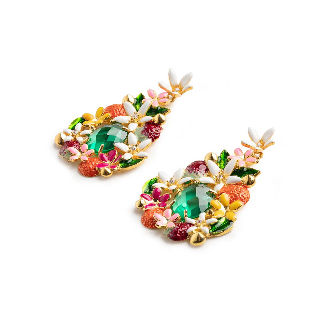 Orecchini donna Isola Bella Terra in argento e siamite 20001174