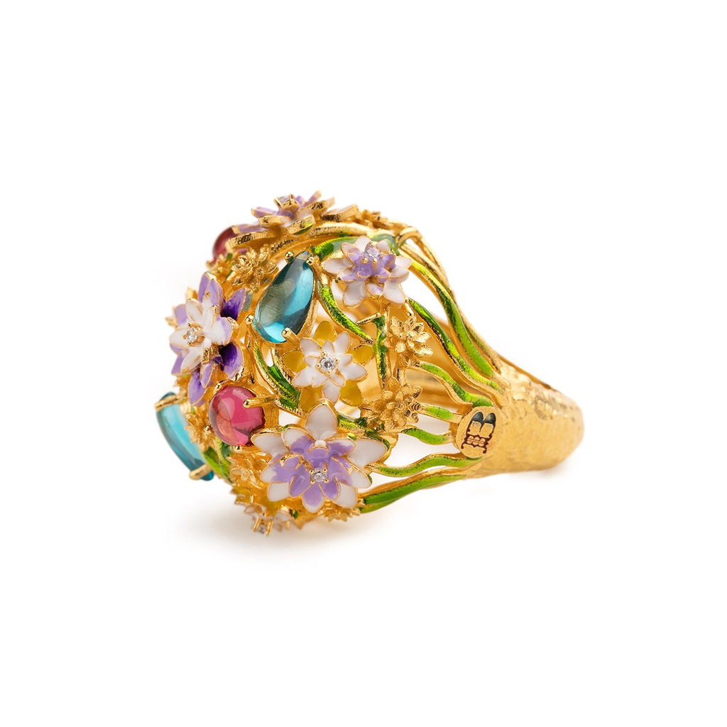 Anello donna Isola Bella Fonte Aretusa in argento e zirconi 20001204-15