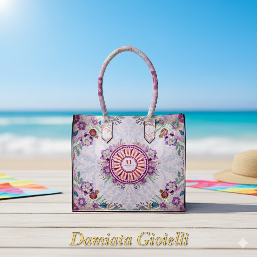 Borsa donna Isola Bella Fonte Aretusa in neoprene multicolore 20001250
