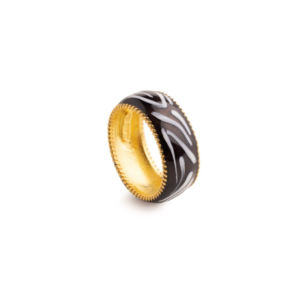 Anello donna Isola Bella Donna Animalier Zebrata in argento 20001284