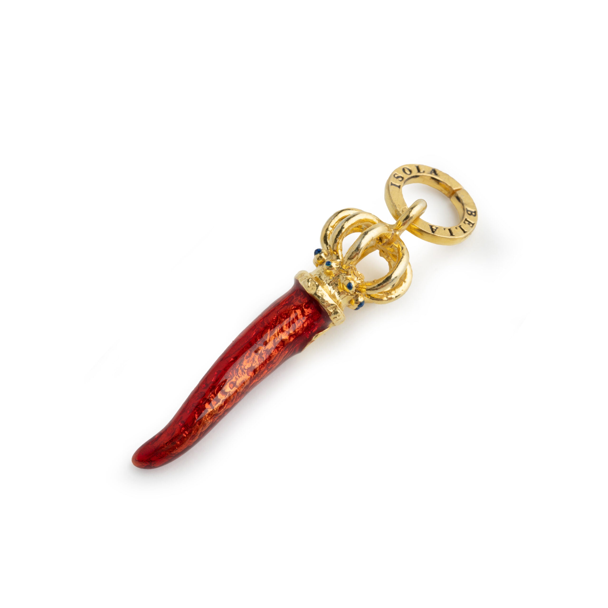 Charm donna Isola Bella Corno Portafortuna in argento 20001289