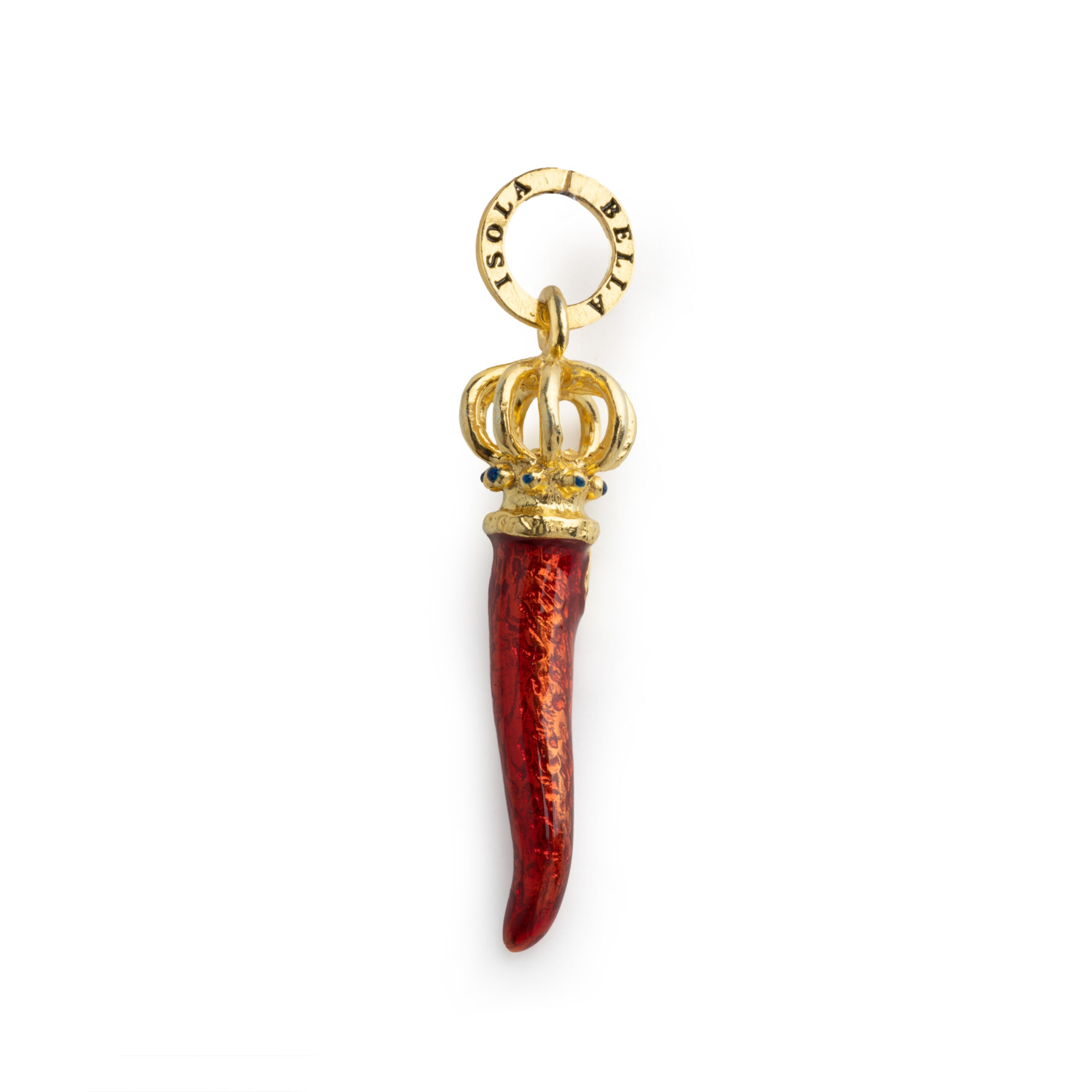 Charm donna Isola Bella Corno Portafortuna in argento 20001289
