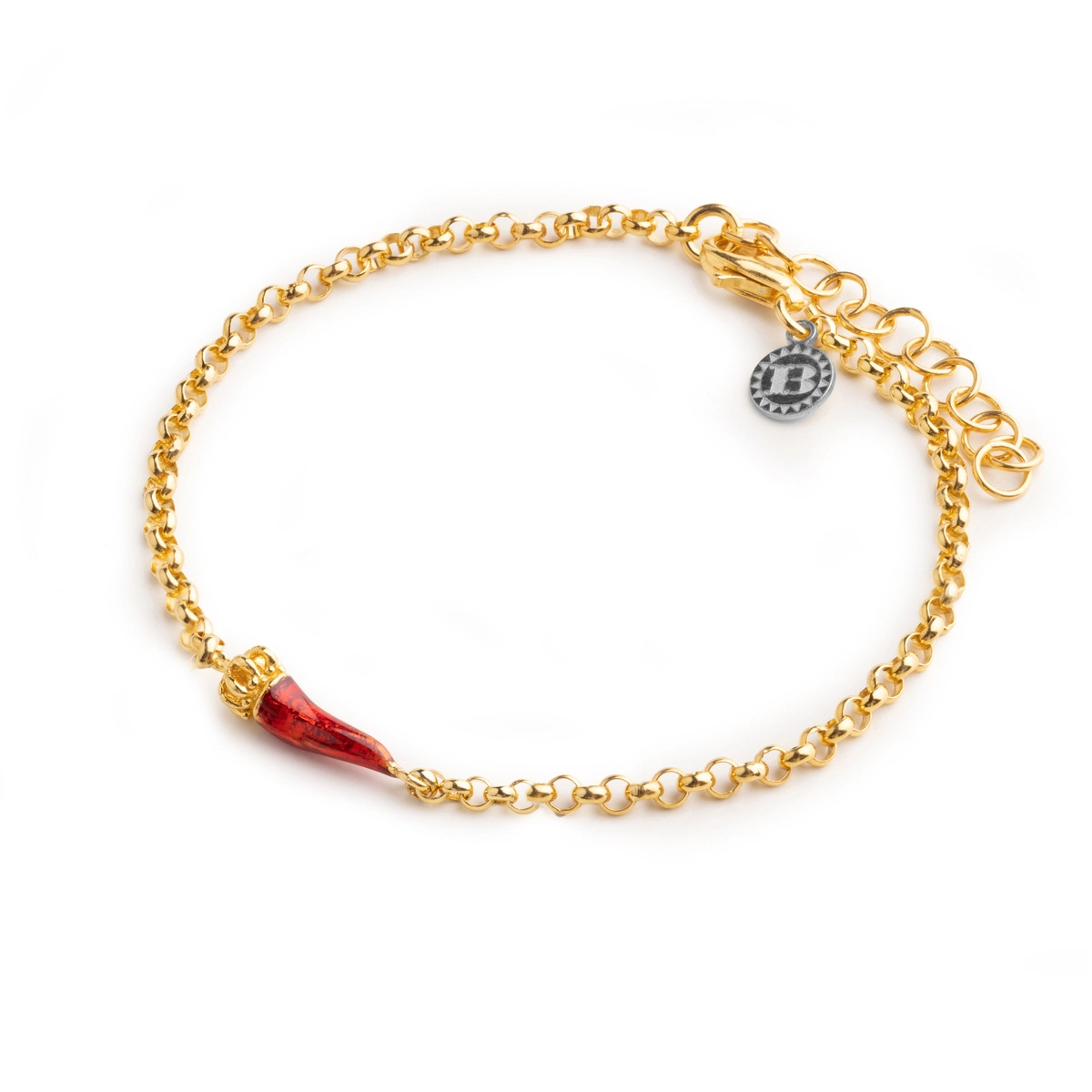 Bracciale donna Isola Bella Corno Portafortuna in argento 20001294